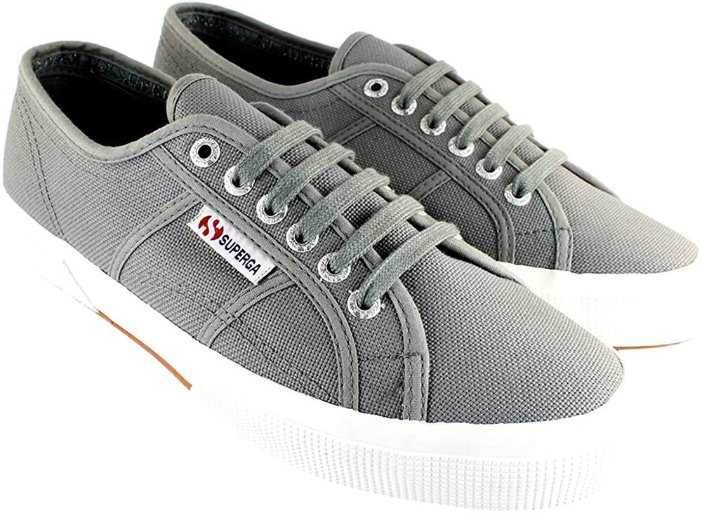 Superga Cotu Classic Gray Lace Up Sneakers Size 8.5